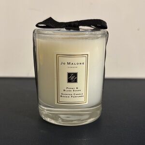 Jo Malone Peony & Blush Suede Candle with Black Ribbon-Votive Size